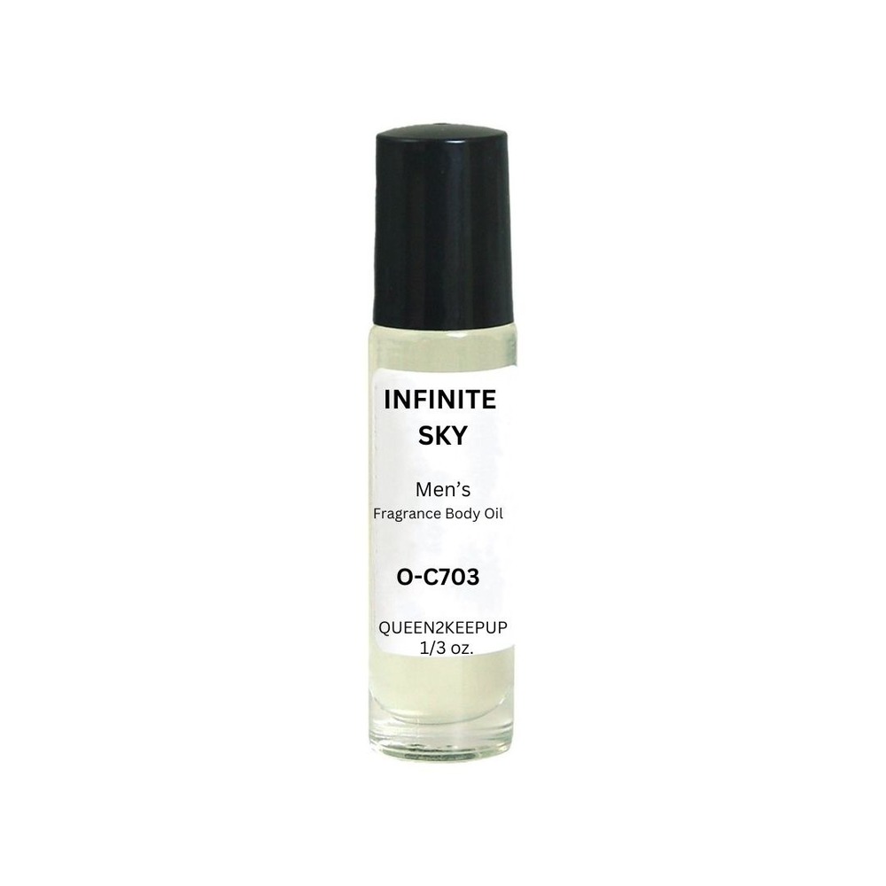 Infinite Sky (Men) Body Oil 10 ml Fragrance All Natural 1/3 oz Roll-On Scent